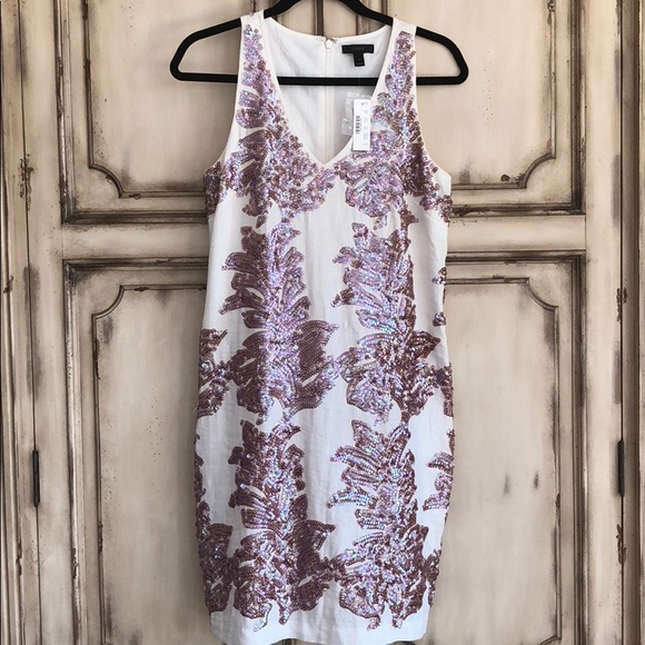 J. Crew Dresses & Skirts - J,Crew linen Sequin Dress